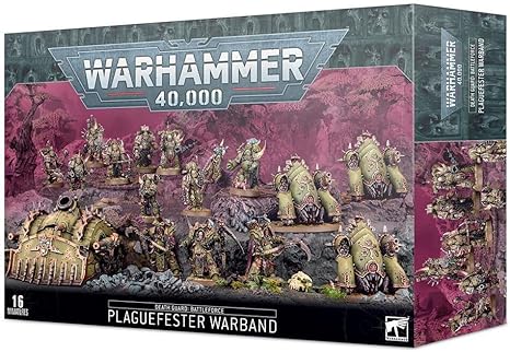 Chaos Space Marine Death Guard Plaguefewster Warband