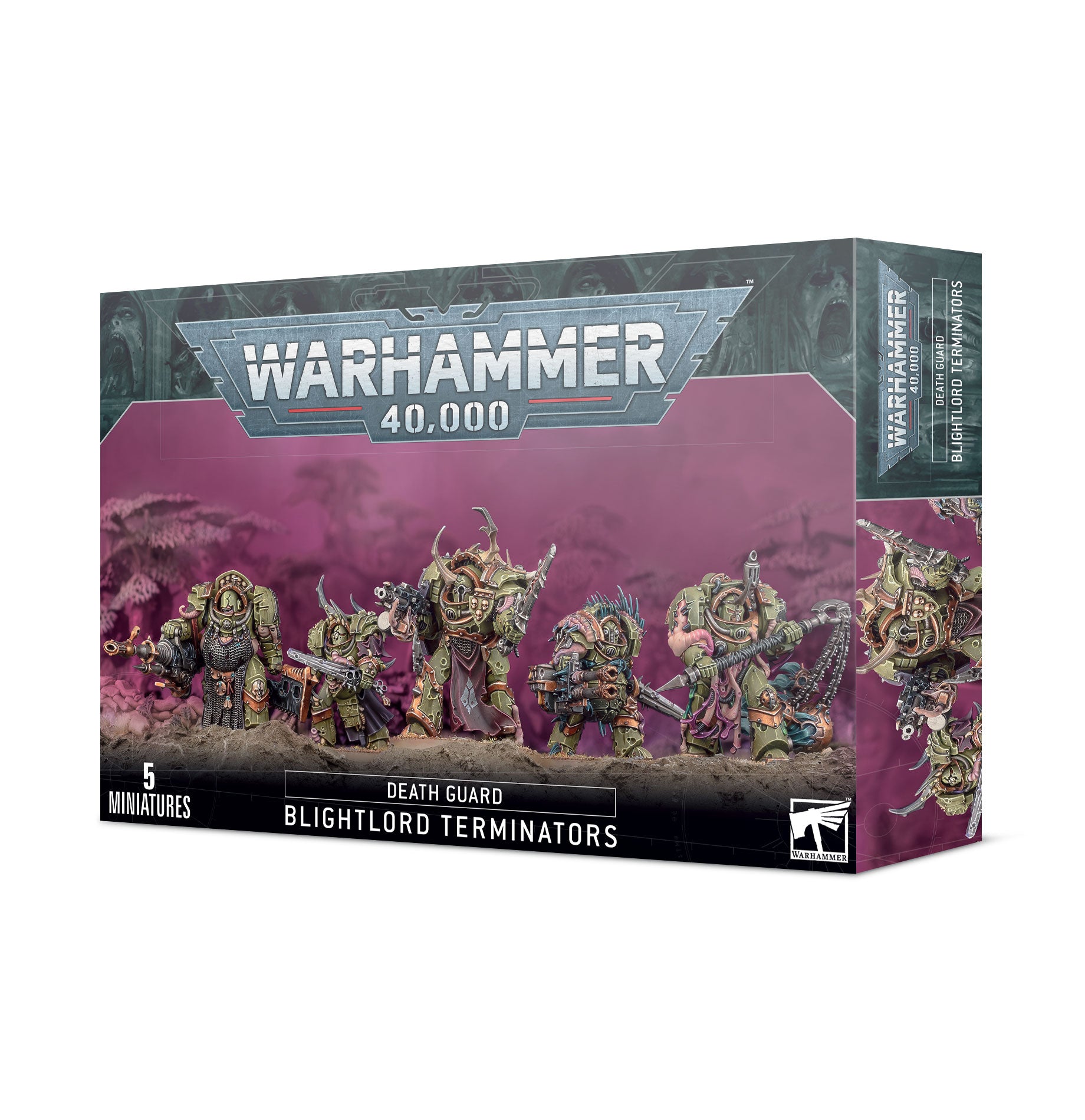 Chaos Space Marine Death Guard Blightlord Terminators
